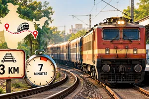 Did You Know India Has A Train Route That Covers Just 3 KM In 7